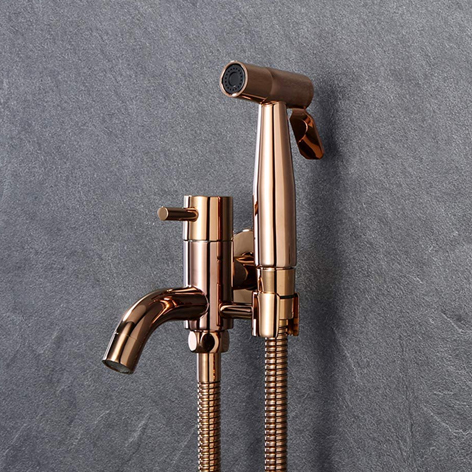 Milano Brass Health Faucet Set